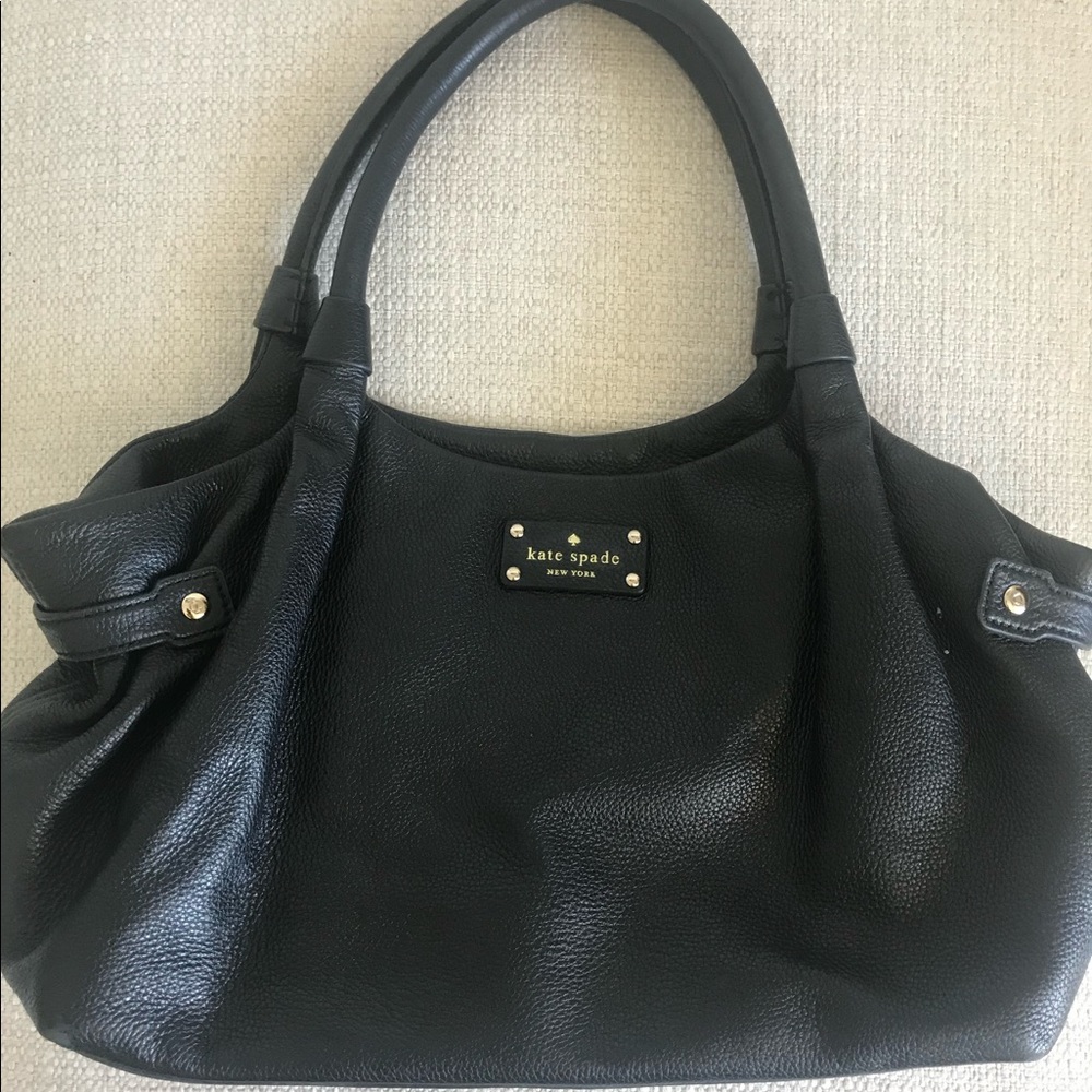 Kate Spade Berkshire Rd Stevie Black Leather Purse